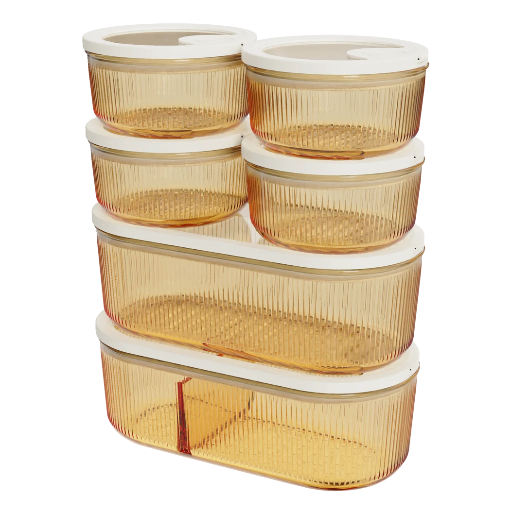 Ribbed Food Container