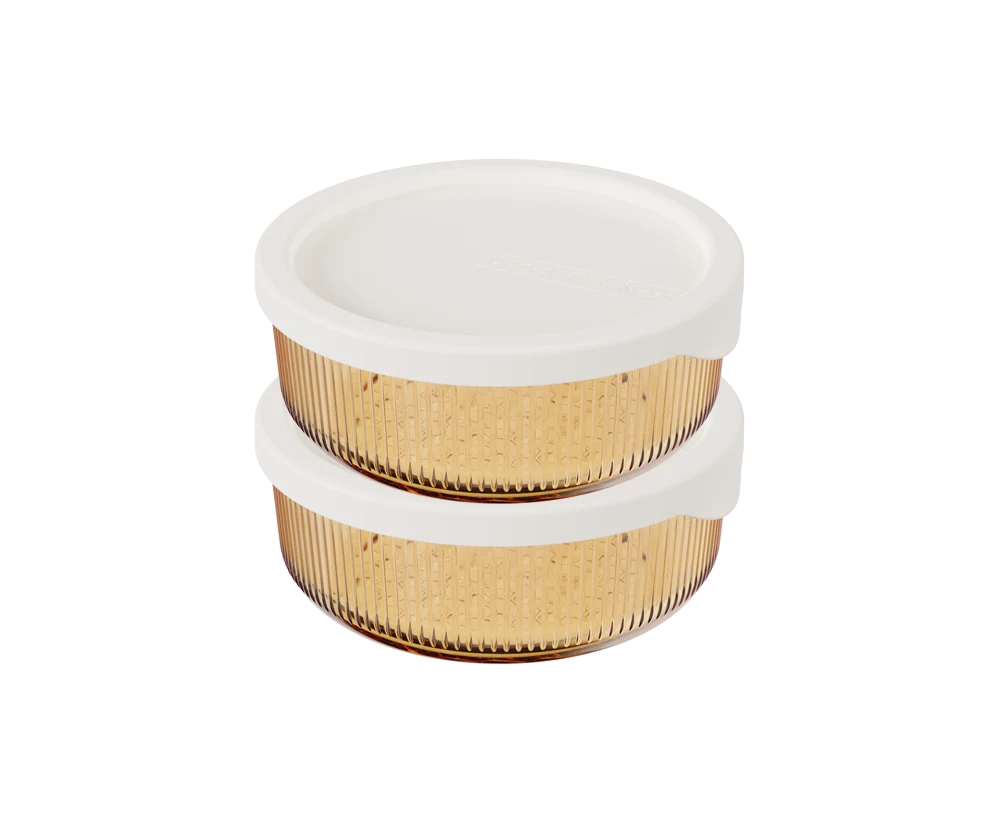 Round Ribbed Food Container