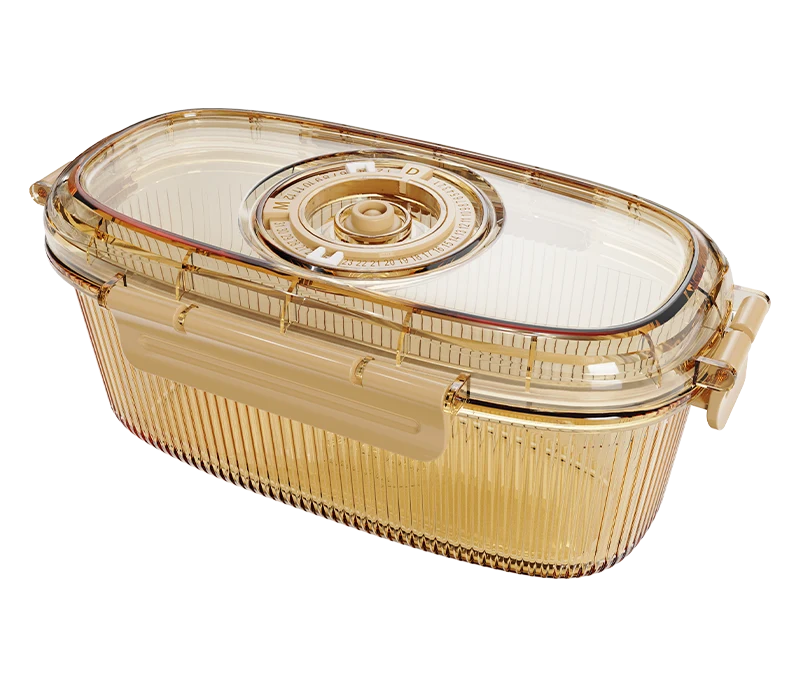 Oval Ribbed Food Container