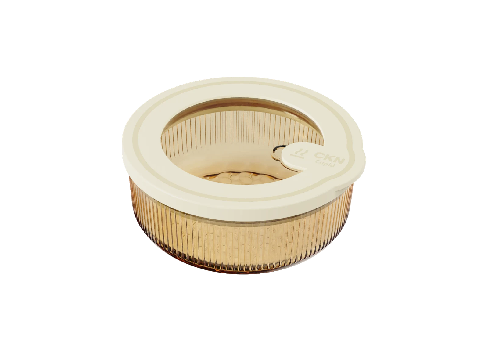 Round Ribbed Food Container
