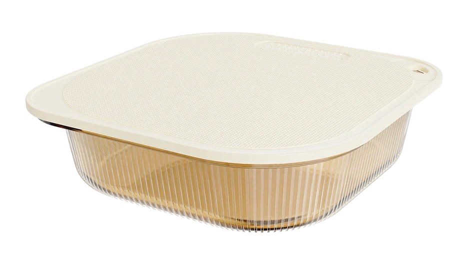 Square Ribbed Baking Dish Set