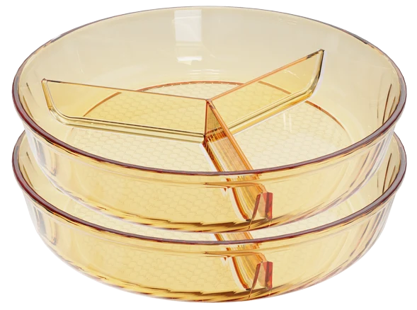 Round Spiral Serving Dish