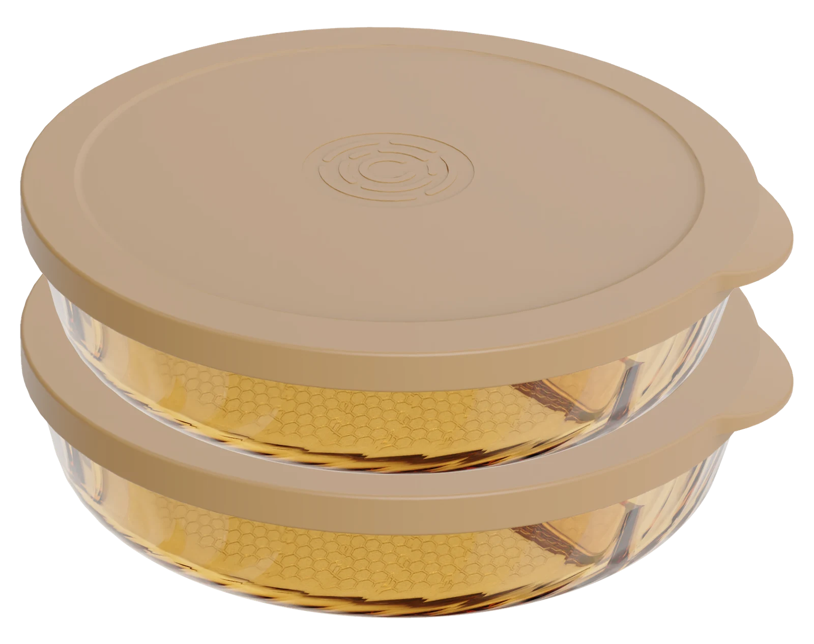 Round Spiral Serving Dish Set