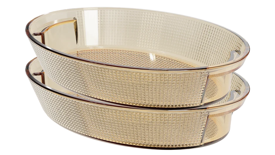 Oval Textured Baking Dish