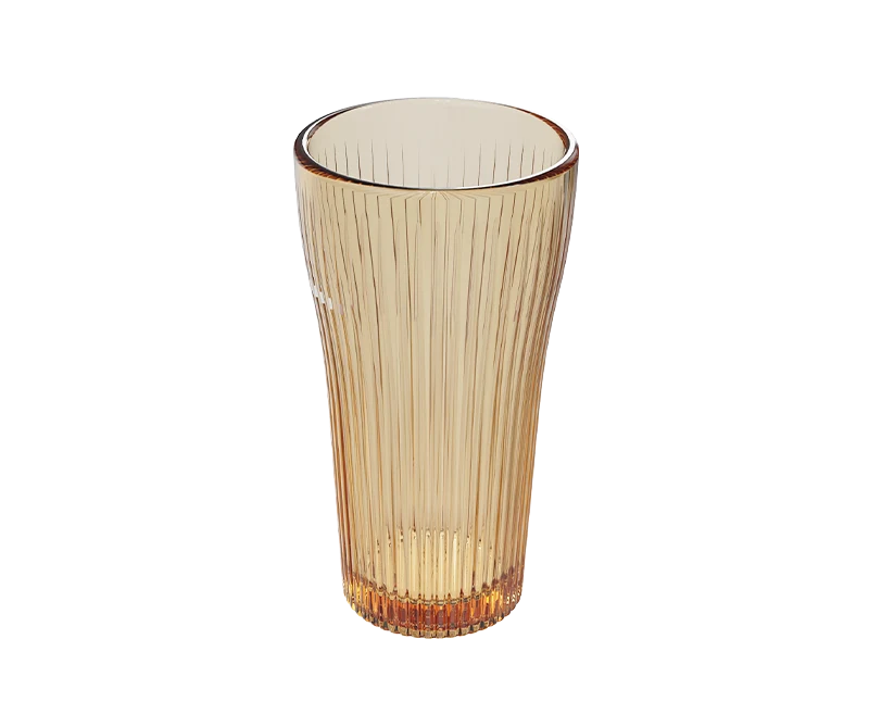 Ribbed Glass Tumbler