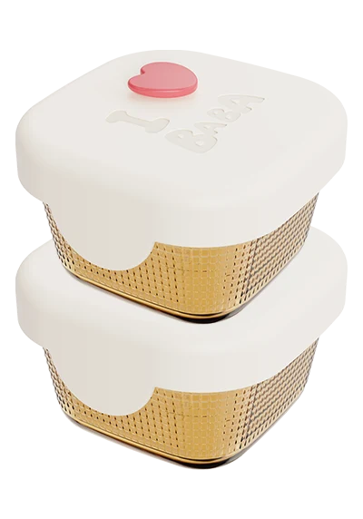 Square Textured Food Container