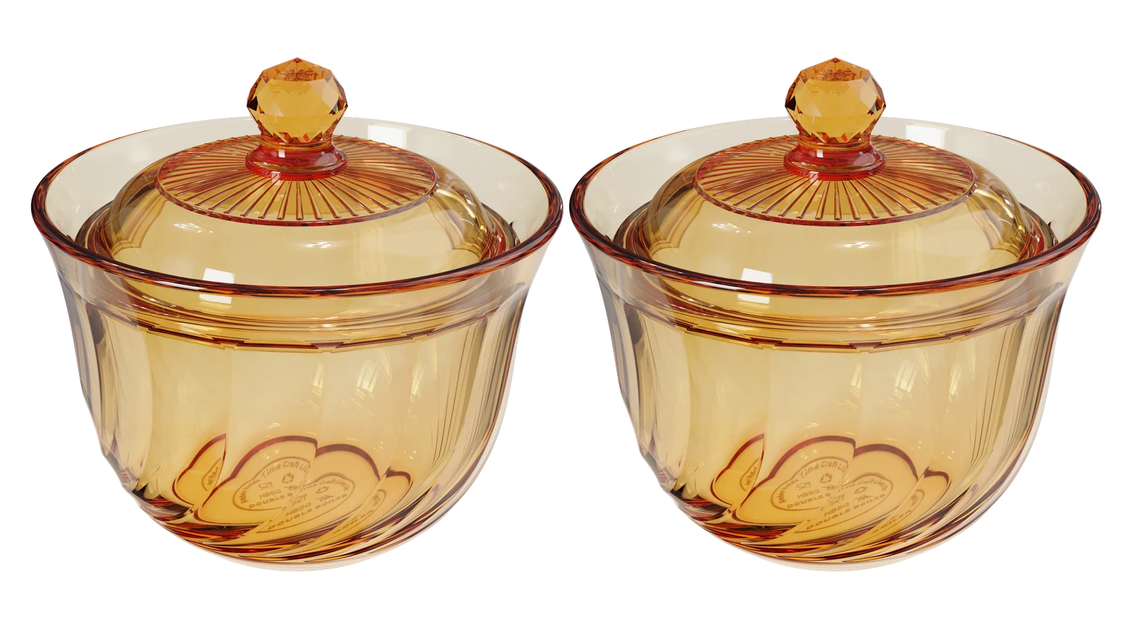 Spiral Glass Casserole
