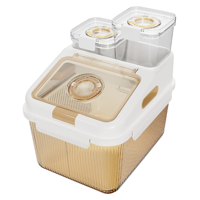 Rectangular Ribbed Storage Container Set
