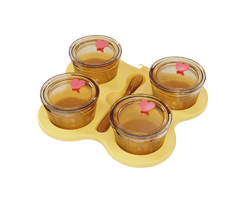 Round Textured Food Container