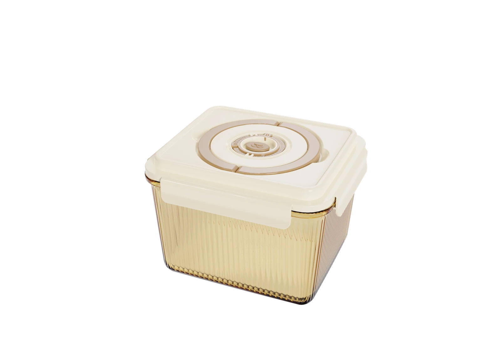 Rectangular Ribbed Food Container
